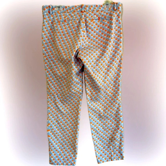 Serena & Lily Bold Floral Print Women’s Khaki Pants, Pockets, 10 (runs small) - Picture 2 of 9